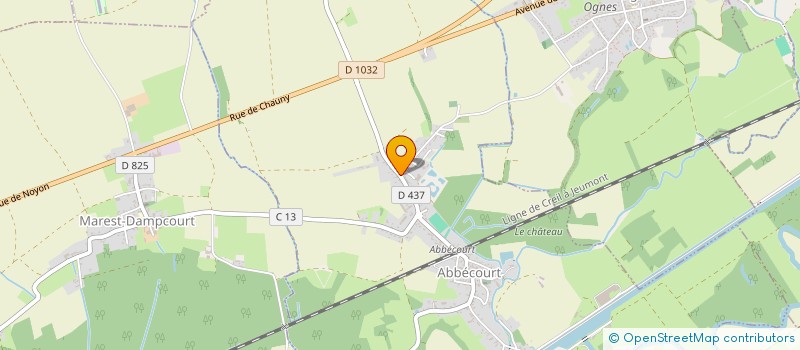 localisation de l'entreprise MADAME HELENE TROUILLET  ABBECOURT