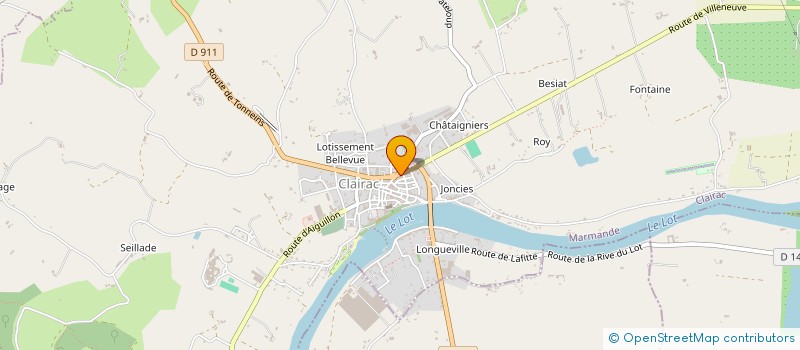 localisation de l'entreprise MADAME HELENE TURC à CLAIRAC