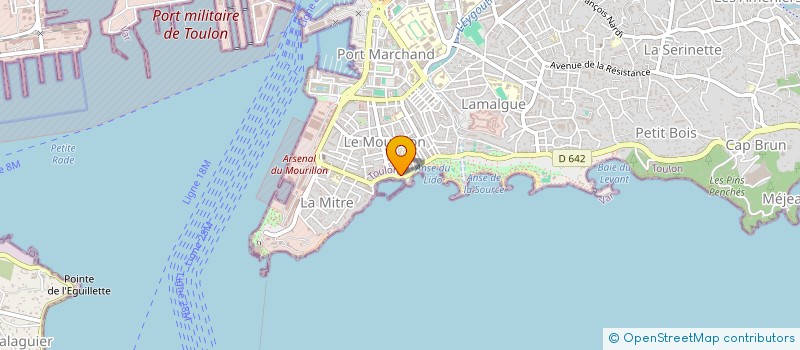 localisation de l'entreprise MADAME HELENE TYACK  TOULON