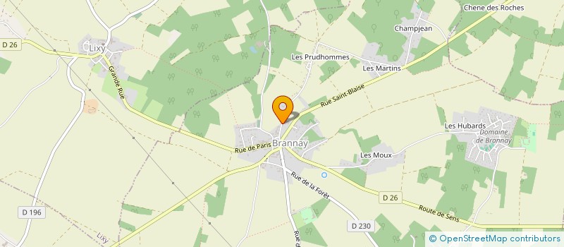 localisation de l'entreprise MADAME HELENE VACHER  BRANNAY