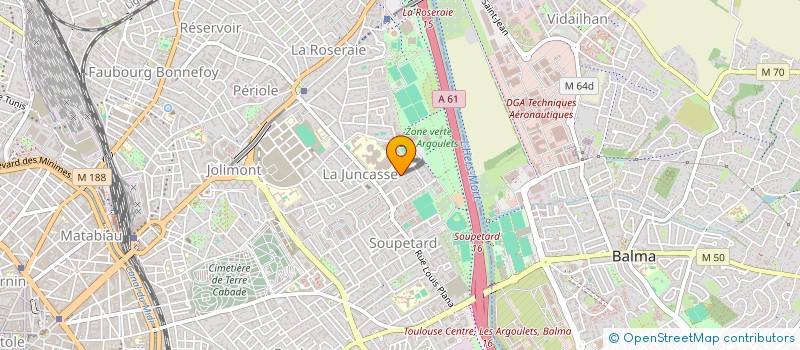 localisation de l'entreprise MADAME HELENE VACOSSIN à TOULOUSE