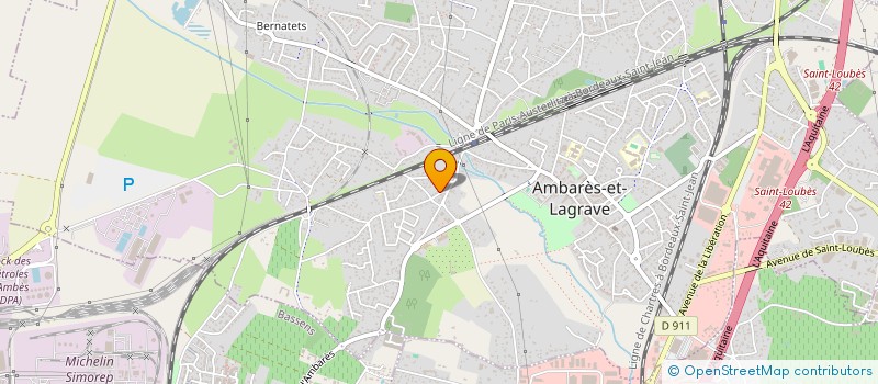 localisation de l'entreprise MADAME HELENE VAILLON  AMBARES-ET-LAGRAVE