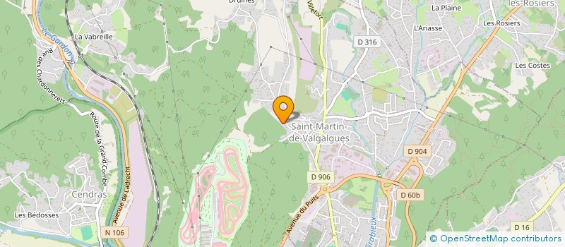 localisation de l'entreprise MADAME HELENE VALERO  SAINT-MARTIN-DE-VALGALGUES