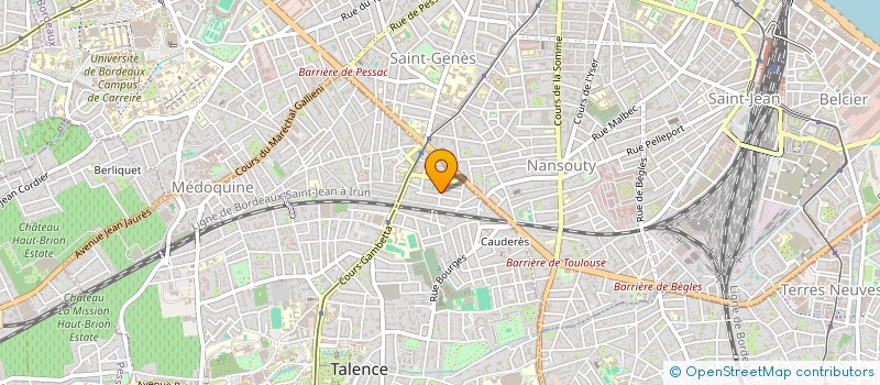 localisation de l'entreprise MADAME HELENE VALERY  TALENCE