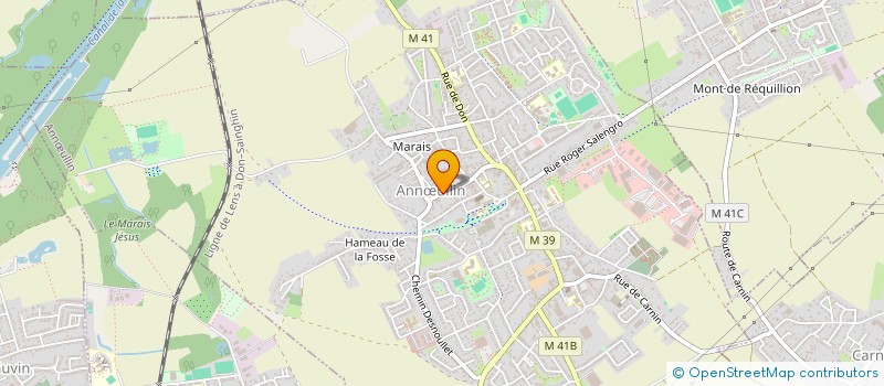 localisation de l'entreprise MADAME HELENE VAN CORTENBOSCH  ANNULLIN