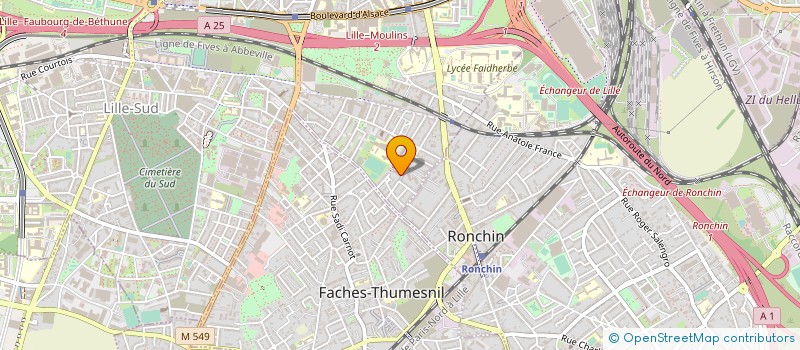localisation de l'entreprise MADAME HELENE VANDEKERCKHOVE à LILLE