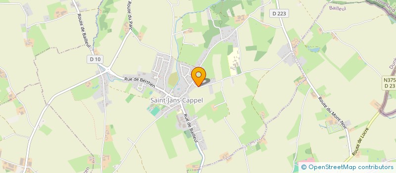 localisation de l'entreprise MADAME HELENE VANDENBERGHE  SAINT-JANS-CAPPEL