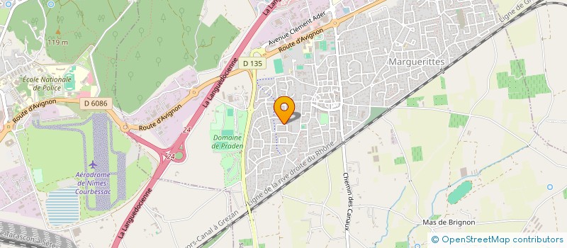 localisation de l'entreprise MADAME HELENE VANG  MARGUERITTES