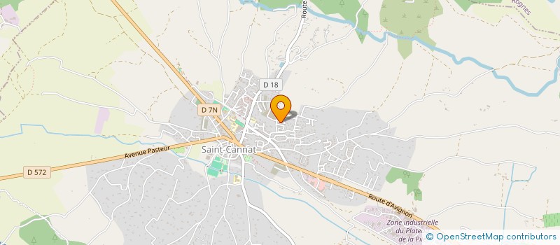 localisation de l'entreprise MADAME HELENE VANHOOLAND à SAINT-CANNAT
