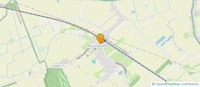 localisation de l'entreprise MADAME HELENE VANNIEUWENHUYSE  RUMINGHEM