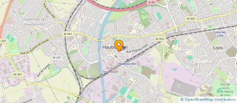 localisation de l'entreprise MADAME HELENE VANVYNCKT  HAUBOURDIN