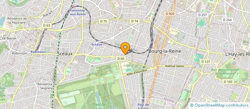 localisation de l'entreprise MADAME HELENE VARCHAVSKY à SCEAUX