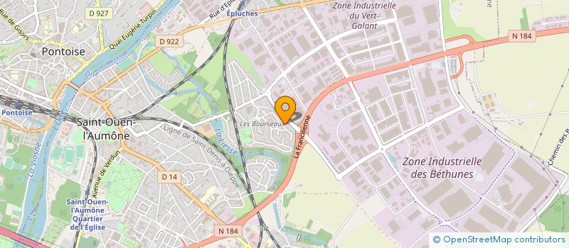 localisation de l'entreprise MADAME HELENE VARRIER  SAINT-OUEN-L'AUMONE