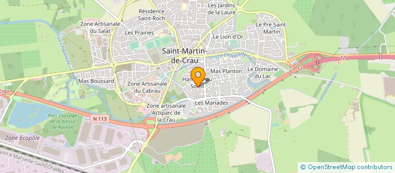 localisation de l'entreprise MADAME HELENE VARTANIAN à SAINT MARTIN DE CRAU