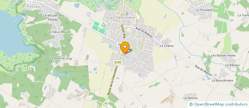 localisation de l'entreprise MADAME HELENE VATTHANA  LA CHEVROLIERE