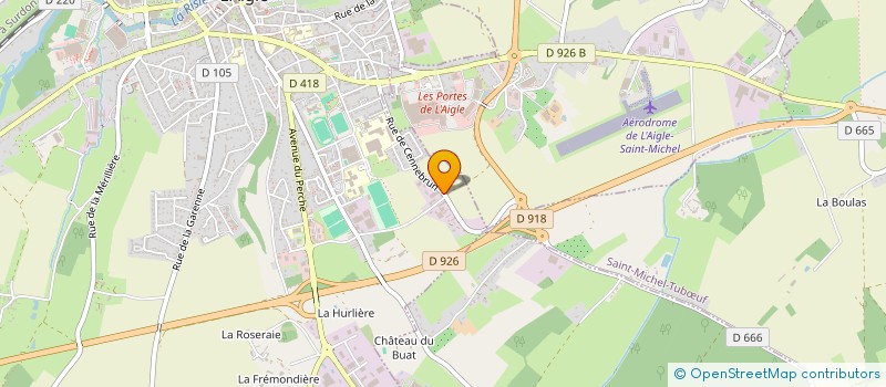 localisation de l'entreprise MADAME HELENE VAUDRON à L'AIGLE