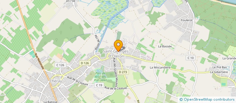 localisation de l'entreprise MADAME HELENE VAUZELLE à SAINT-GEORGES-D OLERON
