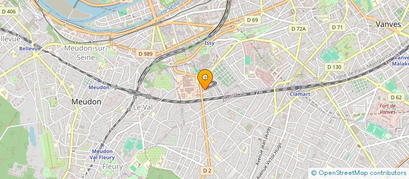 localisation de l'entreprise MADAME HELENE VAYSSIERES à CLAMART