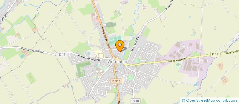 localisation de l'entreprise MADAME HELENE VENEL  WORMHOUT