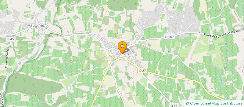 localisation de l'entreprise MADAME HELENE VENTURINI à CUCURON