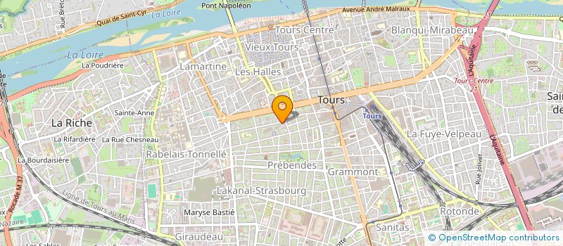 localisation de l'entreprise MADAME HELENE VERGER  TOURS