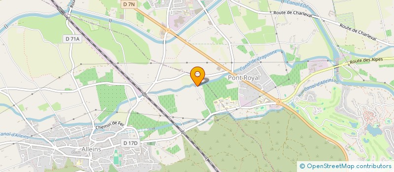 localisation de l'entreprise MADAME HELENE VERT  ALLEINS