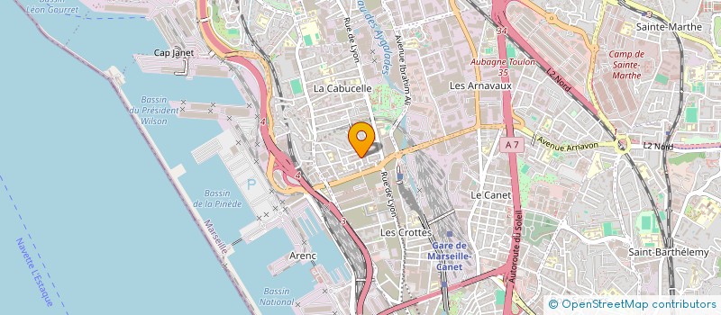 localisation de l'entreprise MADAME HELENE VIAL à MARSEILLE