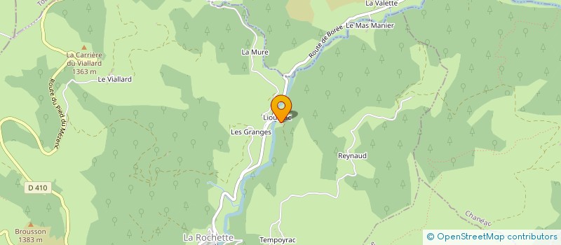 localisation de l'entreprise MADAME HELENE VIALLE à LA ROCHETTE