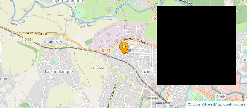 localisation de l'entreprise MADAME HELENE VIDAL  AIGUEFONDE