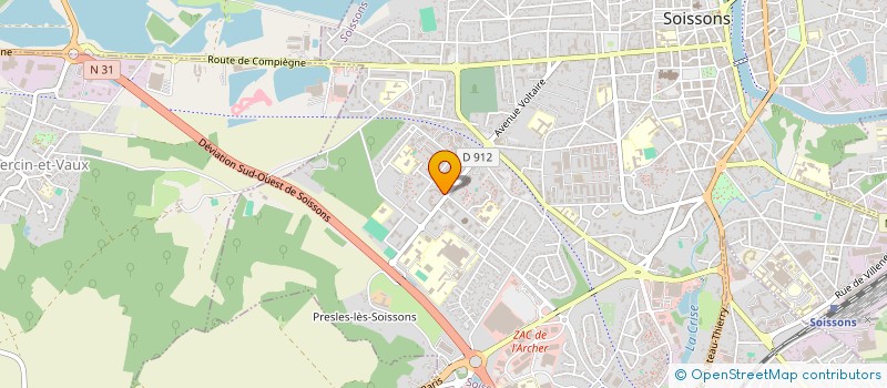 localisation de l'entreprise MADAME HELENE VIFQUAIN à SOISSONS
