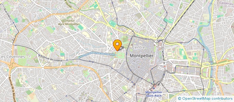 localisation de l'entreprise MADAME HELENE VIGNES  MONTPELLIER