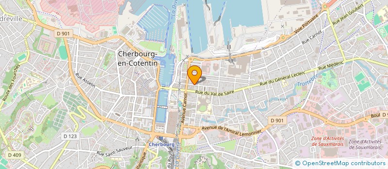 localisation de l'entreprise MADAME HELENE VIGOT  CHERBOURG-EN-COTENTIN