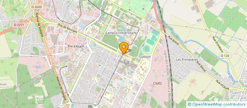 localisation de l'entreprise MADAME HELENE VILLETTE  ORLEANS
