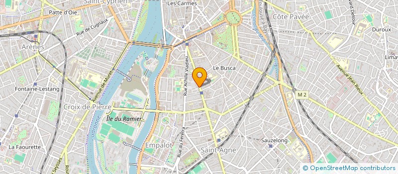 localisation de l'entreprise MADAME HELENE VILLIERS  TOULOUSE