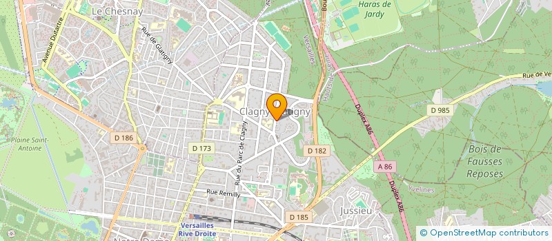localisation de l'entreprise MADAME HELENE VIMONT à VERSAILLES