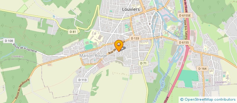 localisation de l'entreprise MADAME HELENE VINCENT  LOUVIERS