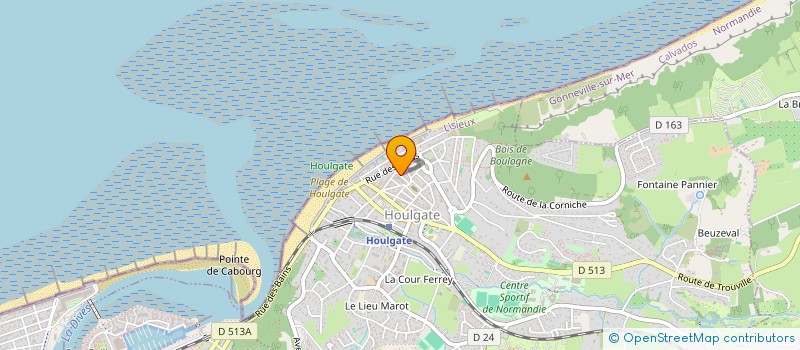 localisation de l'entreprise MADAME HELENE VINTRAS  HOULGATE