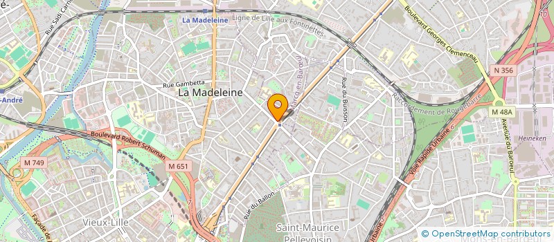 localisation de l'entreprise MADAME HELENE VION à LA MADELEINE