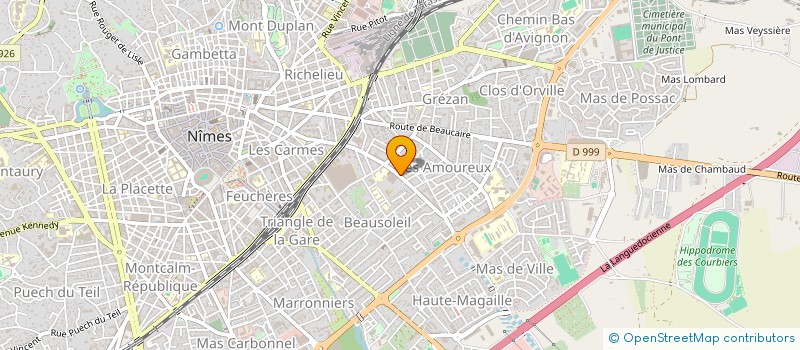 localisation de l'entreprise MADAME HELENE VITOU  NIMES