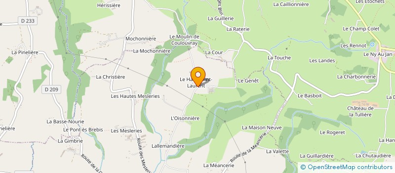 localisation de l'entreprise MADAME HELENE VIVIER  SAINT-LAURENT-DE-CUVES