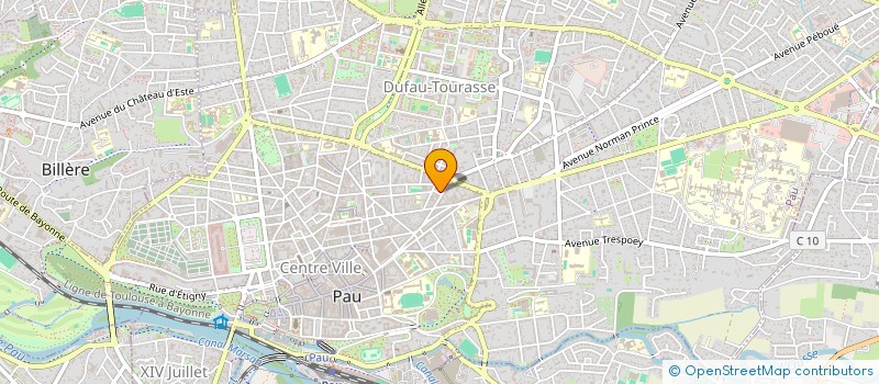 localisation de l'entreprise MADAME HELENE VOGELSINGER à PAU