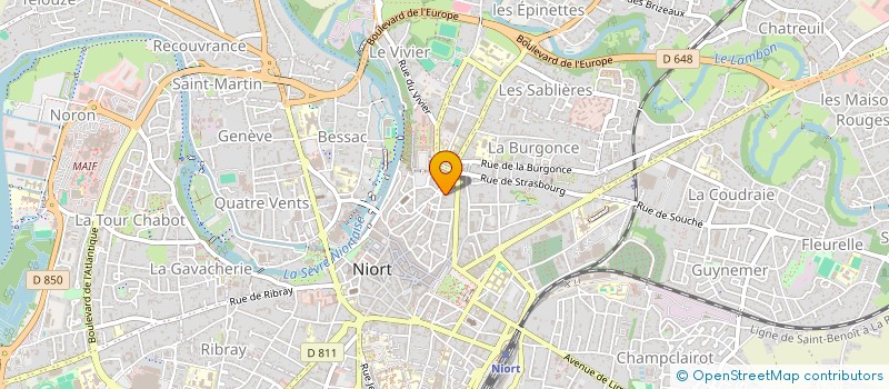 localisation de l'entreprise MADAME HELENE VOILAND à NIORT