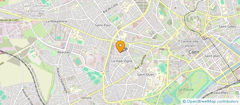 localisation de l'entreprise MADAME HELENE VOISIN à CAEN
