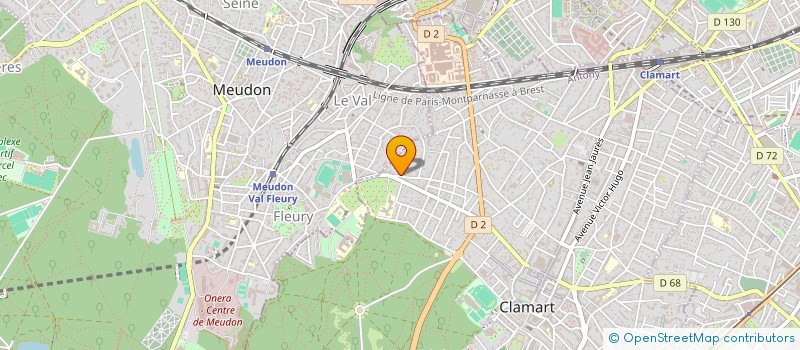 localisation de l'entreprise MADAME HELENE WAGNER à CLAMART