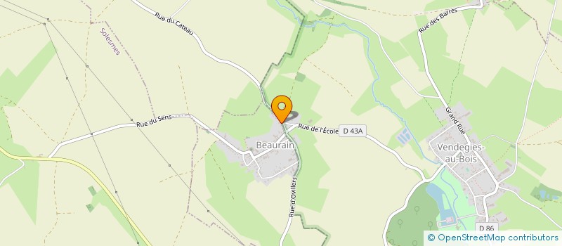 localisation de l'entreprise MADAME HELENE WANECQUE  BEAURAIN