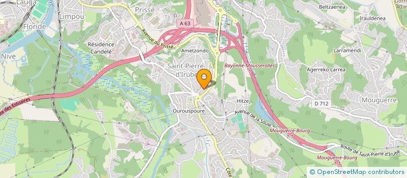 localisation de l'entreprise MADAME HELENE WATKINS  SAINT-PIERRE-D'IRUBE