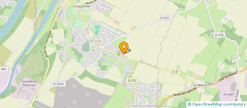 localisation de l'entreprise MADAME HELENE WATTIAUX  RANVILLE