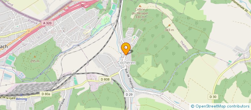 localisation de l'entreprise MADAME HELENE WELTZENBERGER  COCHEREN