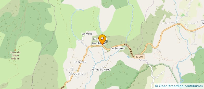 localisation de l'entreprise MADAME HELENE WILK  MOYDANS