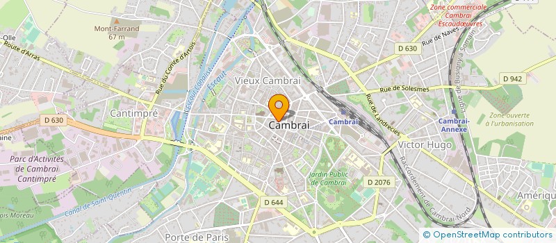 localisation de l'entreprise MADAME HELENE WU à CAMBRAI